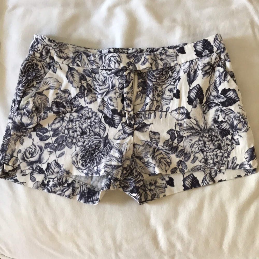 Floral printed shorts